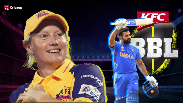Alyssa Healy and Rohit Sharma